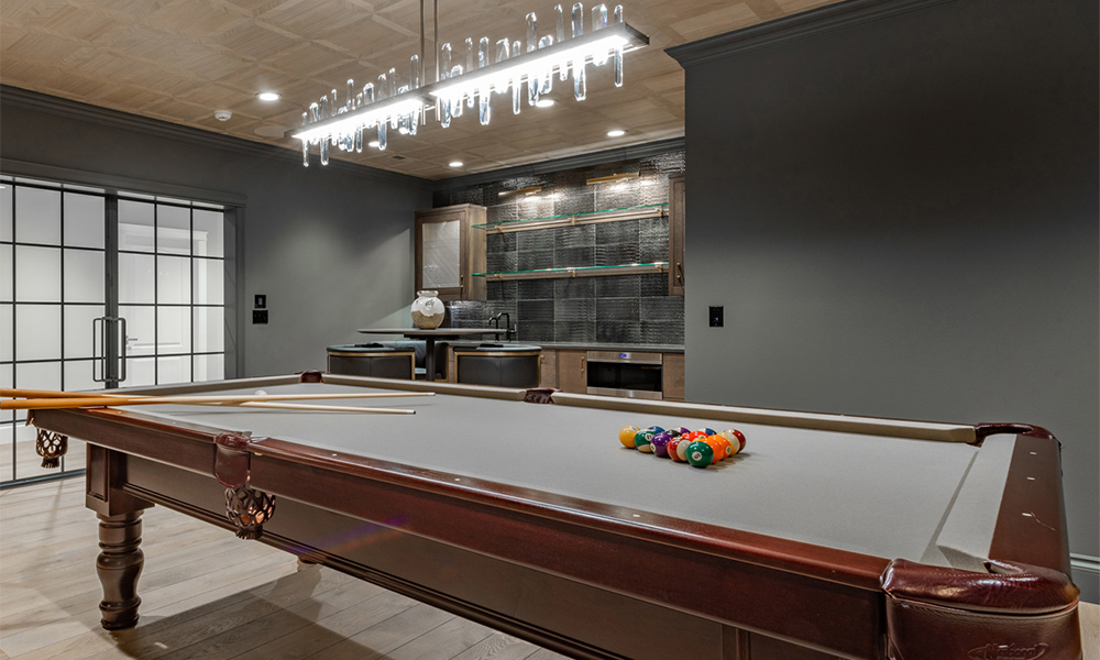 New basement renovations completed by top Sterling basement remodeling contractor.