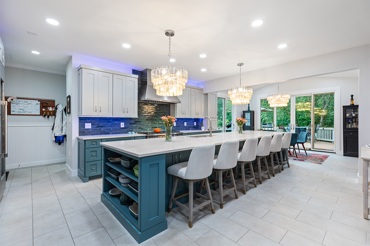 Potomac Lakes, Sterling personalized kitchen remodeling services provided by design and build firm.