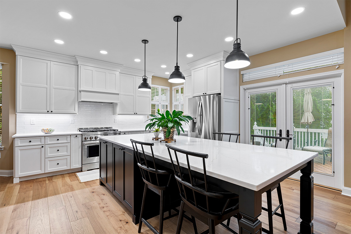 Abbey Design + Remodel provided a full custom kitchen remodel near Potomac Station, Leesburg VA.