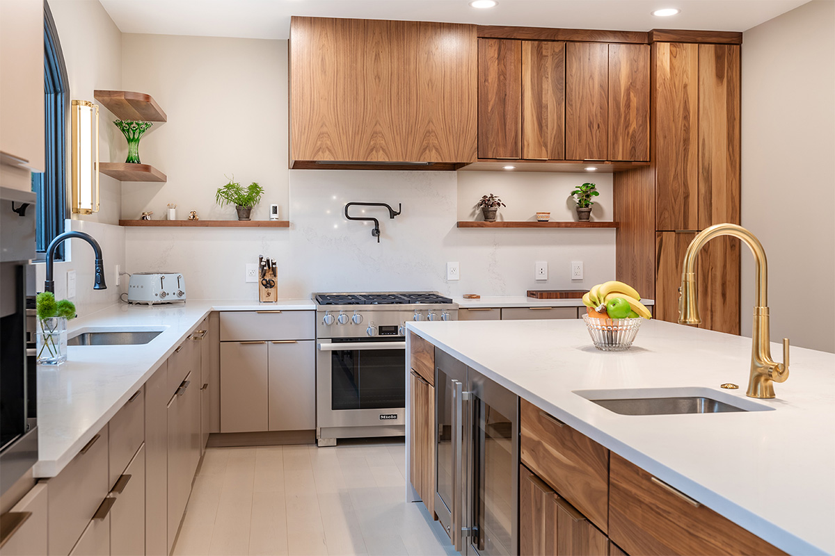 Round Hill cabinet remodels provided by design and build firm.