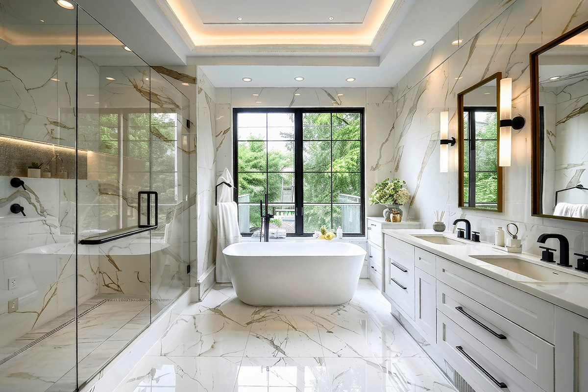 Remodeling company provided top bathroom renovation services near Falls Church VA.